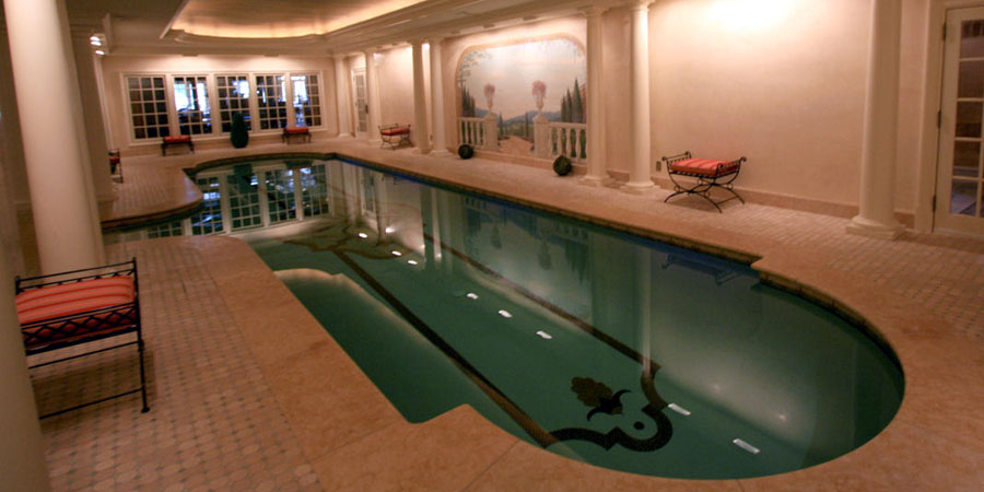 a George Neiderer Custom Indoor Pool