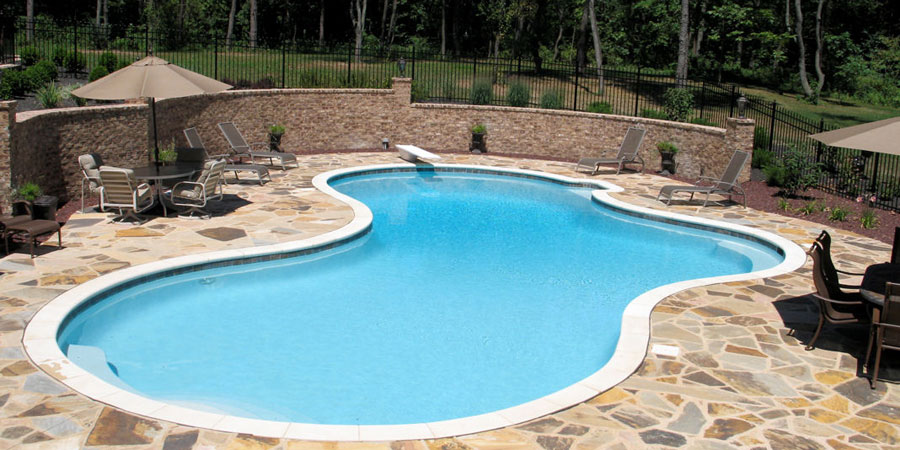a George Neiderer Custom Outdoor Pool