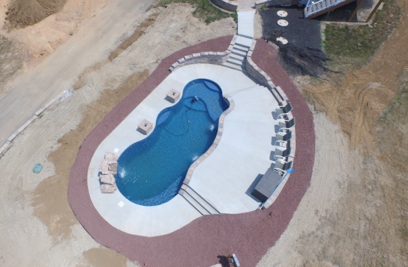 Fiberglass Pool photo from George Neiderer