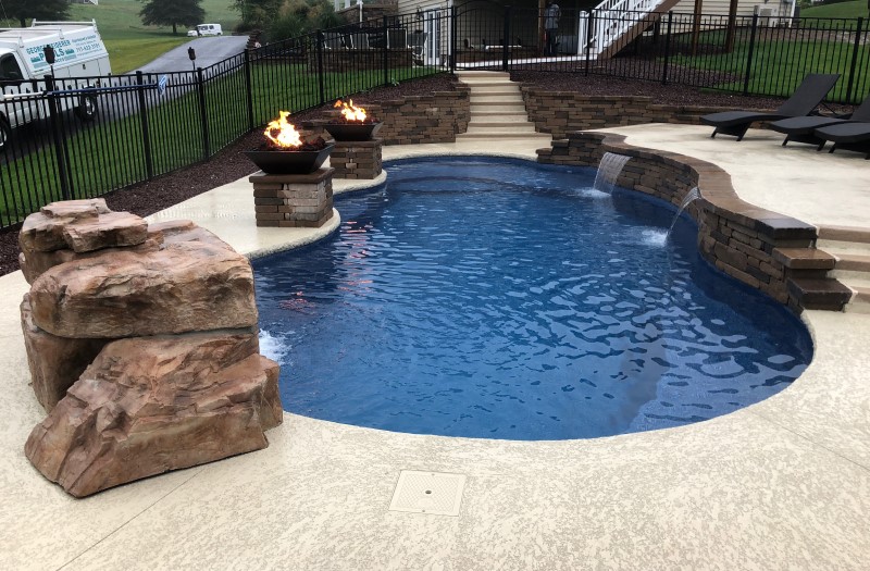 Fiberglass Pool photo from George Neiderer