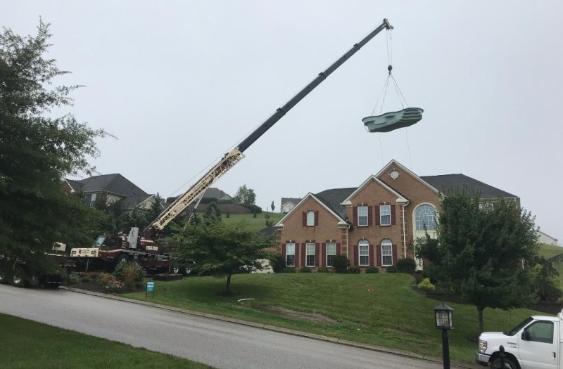 Fiberglass Pool photo from George Neiderer
