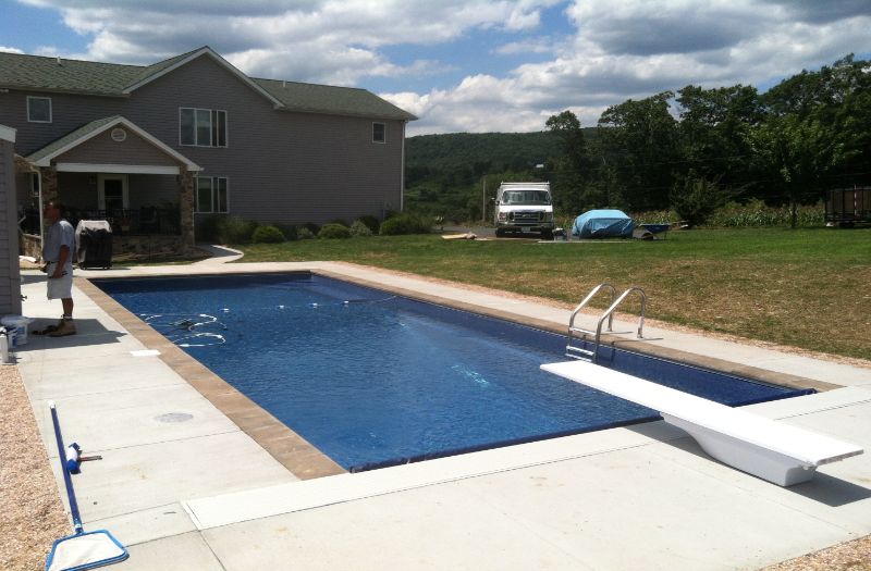 Fiberglass Pool photo from George Neiderer