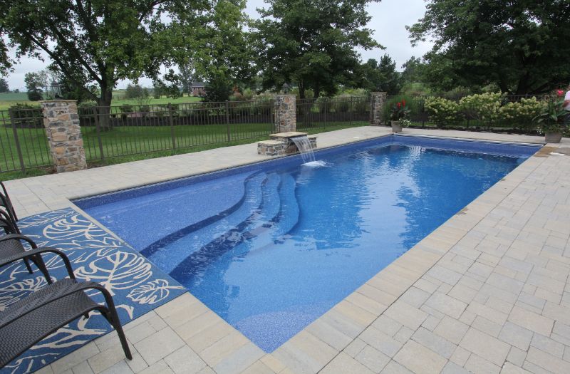 Fiberglass Pool photo from George Neiderer
