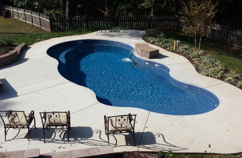 Fiberglass Pool photo from George Neiderer