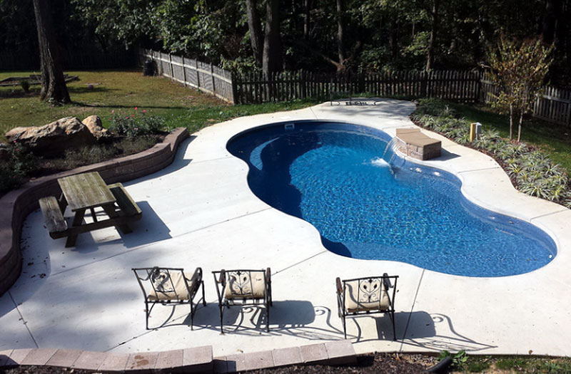 Fiberglass Pool photo from George Neiderer