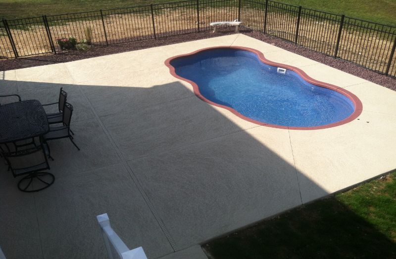 Fiberglass Pool photo from George Neiderer