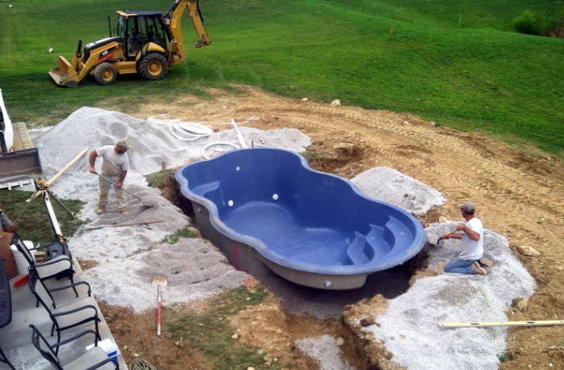 Fiberglass Pool photo from George Neiderer