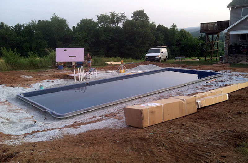 Fiberglass Pool photo from George Neiderer